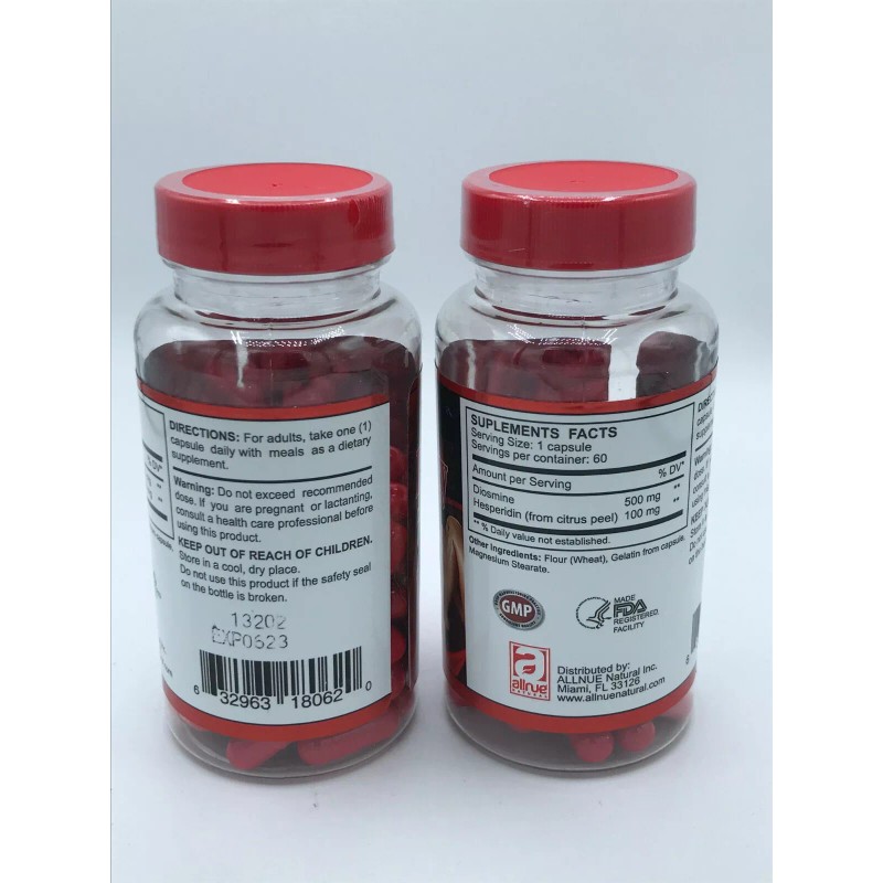 all nue natural 2 Biocirculatory Diosmine & Hesperidin Varicose Veins