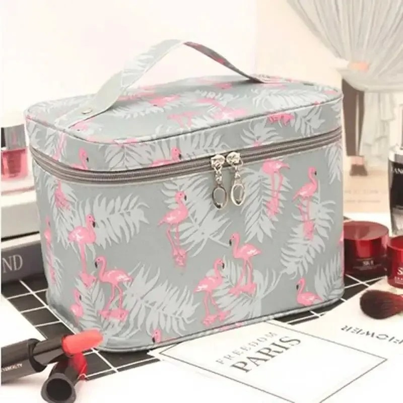 Large Capacity Makeup Bag – Travel Cosmetic Organizer Case with