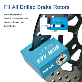 MOTOBOY Bike Lock, For Motorcycles, Disc Lock Reminder, 3.9 ft (1.5 m), Motorcycle, Bicycle, Anti-Theft, Scooter, Stainless Steel, Durable, Waterproof, Dustproof, Rustproof, Easy, Set of 2 Keys