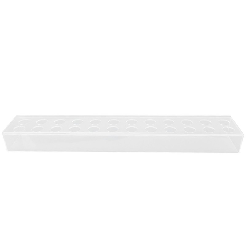 Acrylic Flower Vase Rectangular Long Clear Floral Centerpiece Votive Box