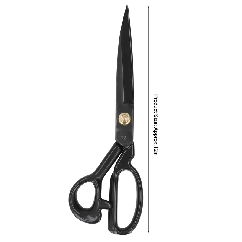 12in Sewing Scissors Professional Heavy Duty High Manganese Steel Sewing