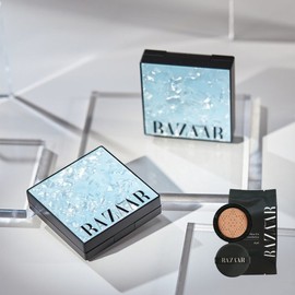 Harpersbazaar 하퍼스 바자 어드밴스드 스킨 핏 쿠션 파운데이션 (본품+리필) HARPER'S BAZAAR Advanced Skin Fit Cushion Foundation (Case+Refill)