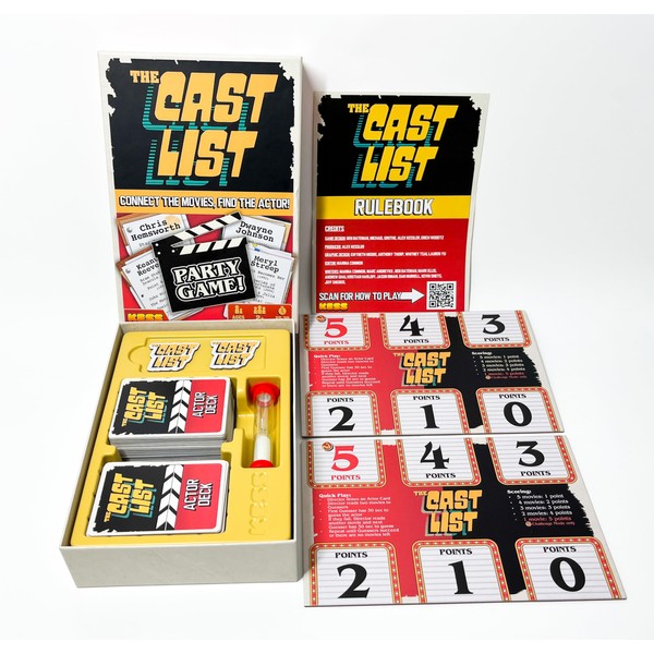 KESS The Cast List Trivia Game, Connect The Movies to