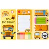 PANTIDE Best Bus Driver Sticky Notes Set - School Bus