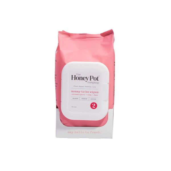 The Honey Pot Company Mommy-to-Be Wipes, 30 Count