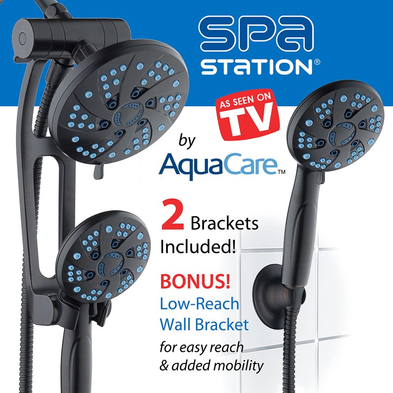 AquaCare Spa Station High Pressure 48-mode Rain & Handheld 3-way