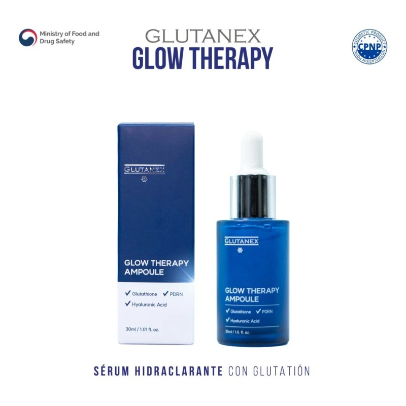 Glutanex Glow Therapy Ampoule Serum Hidraclarante Antioxidan