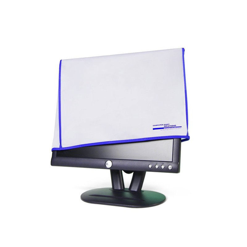 Computer Monitor dust Cover for Flat Panel LCD-Silky Smooth Anti-Static