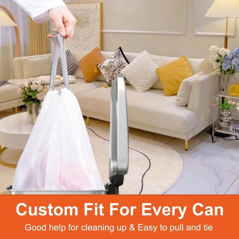 8 Gallon Code H Heavy Duty Trash Bags 1.2 Mil