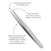 Tweezerman Stainless Steel Point Tweezer in Assorted Colors