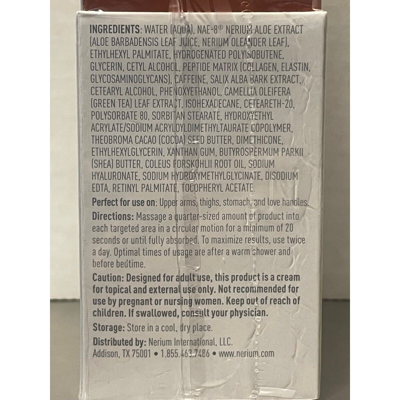 Nerium Int 6.7oz Firming Body Contour Cream Skin Firming Tone