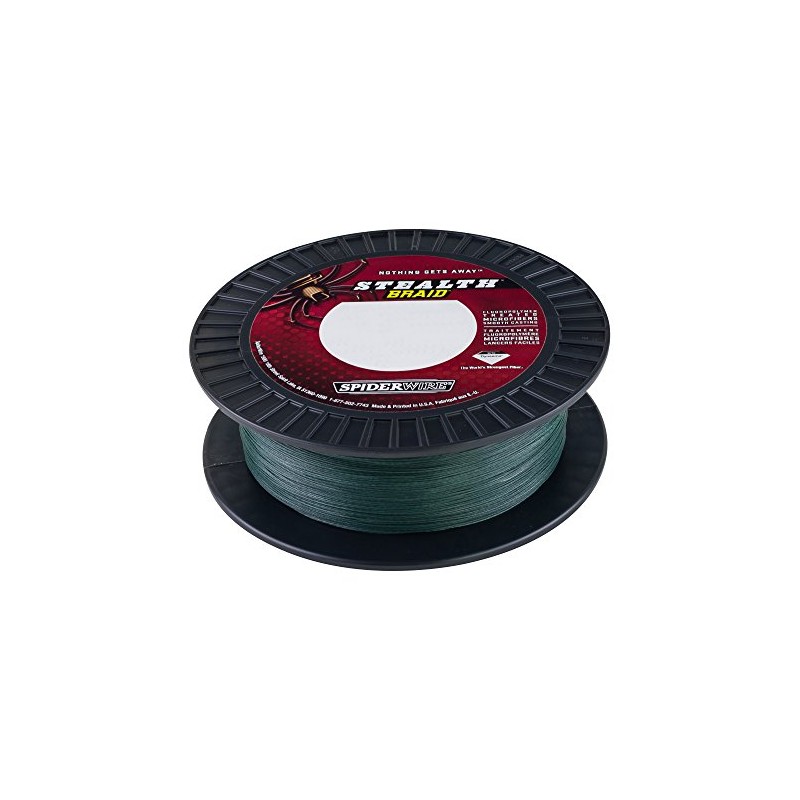 Spider Stealth Linea Stealth Trenzada 50 Lbs/500 Yds 0014" Verde