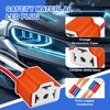 4PCS Headlight Pigtail Connector,Ceramic H4 9003 HB2 Wiring Harness Headlight
