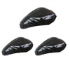 Three Icons Waterproof Bicycle Seat Cover, 3-Pack, Black, Elastic Rain