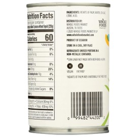 365 by Whole Foods Market, Whole Hearts Of Palm, 14.1 Ounce