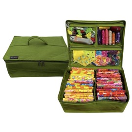 All Purpose Storage Organizer Bag - Quilting, Sewing,Knitting, Portable, Multifunctional - Green