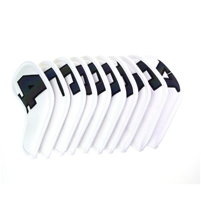 Golf Club Headcovers Irons Set 10 Pcs Iron Head Covers