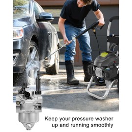 Carburetor Carb Fit for Ryobi RY802700 RY802700A 2700 PSI Pressure Washer, Tune-Up Kit with Air Filter Replace 099980858027 099980858081