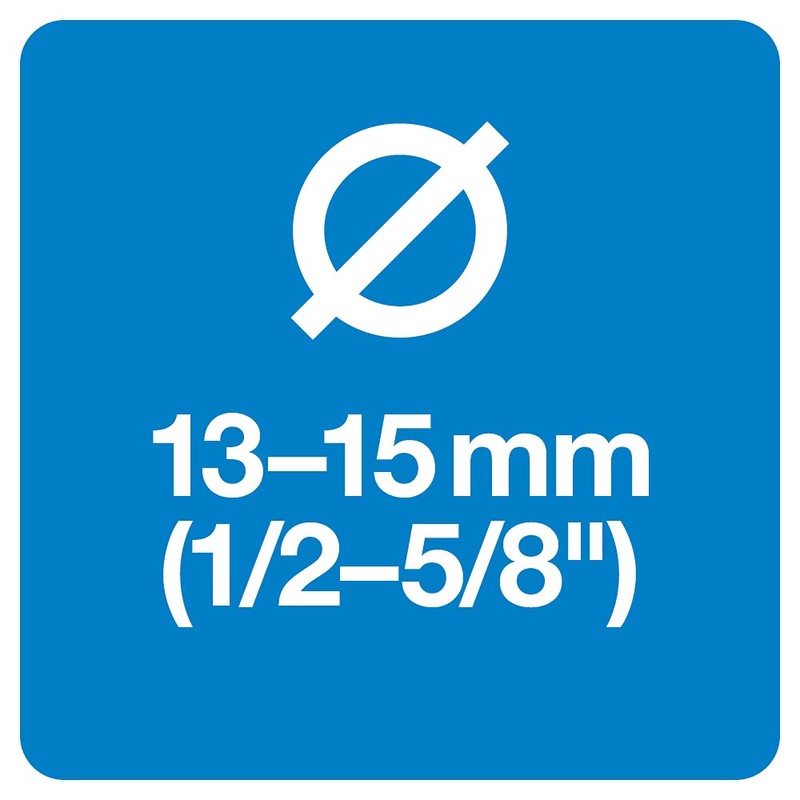 Fiskars Hose Connection, with Stop Mechanism, SoftGrip Contact Points, Universal