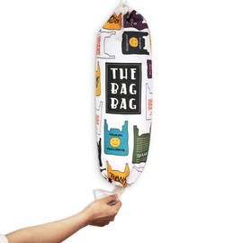 IHopes+ Plastic Bag Organizer, Shopping Bag holder, Wall Mount Plastic Bag Holders for grocery bags, Kitchen Washable Grocery Bag Storage Dispenser, Carrier Storage Organizer Extra Large(23" x 9")