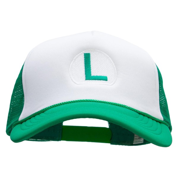 e4Hats.com Mario Luigi Embroidered Big Foam Mesh Truck Cap -