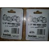 BARJAN Trucker 1/2" Hex Bolt Lug Caps Cover with Flange