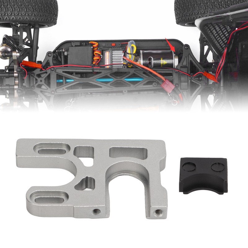 RC Car Motor Mount Aluminum Alloy Motor Seat Spare Assembly