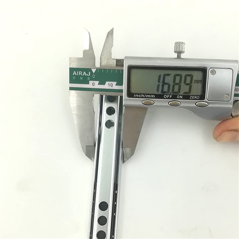 Boxonly 1 Pair Metal Bearing Drawer Slides Runners Draw Depth