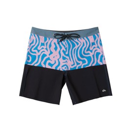 Quiksilver Boys Surfsilk Straight Leg 18 Board Shorts, Blue, S EU