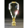 LITE ACCENTS LAMP FINIAL**ARCTIC ICE*** LEADED CRYSTAL LAMP FINIAL WITH
