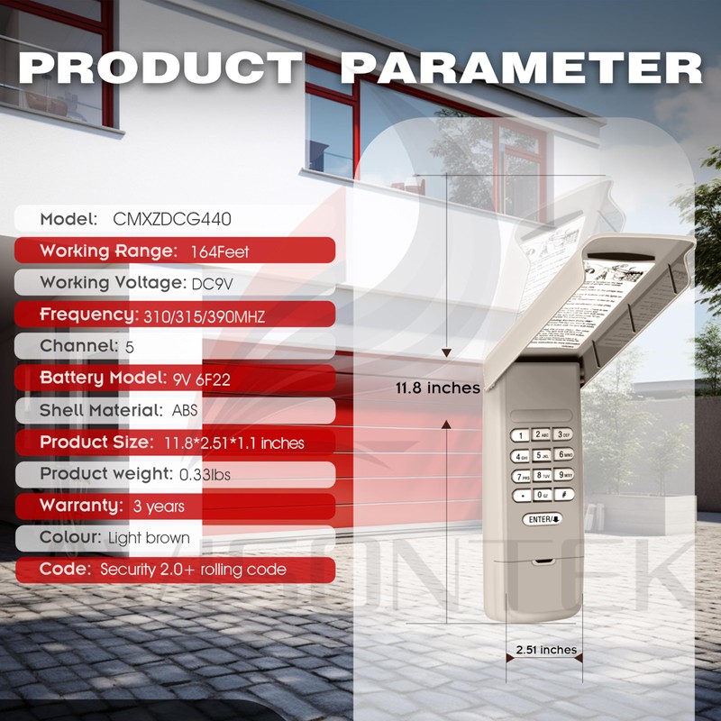 1 for CMXZDCG440 Universal Sears Craftsman Chamberlain LiftMaster Garage Door