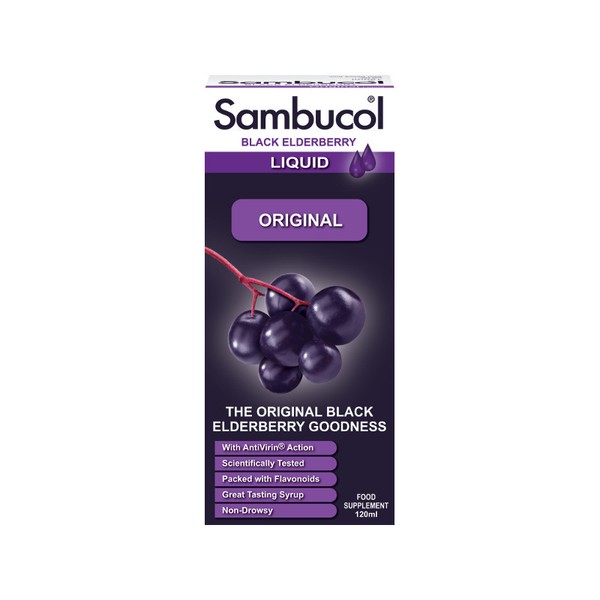 Sambucol Black Elderberry Extract Original, 120ml