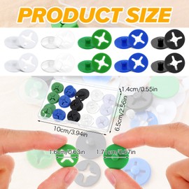 30pcs Bib Holder for Runners,Safety Lock Race Bib Clips,Race Number Buckle Fixing System,Secures Running, Marathon, Cycling and Event Number