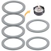 6pcs Blender Gasket for Oster, Blender Rubber Ring Replacement Gray