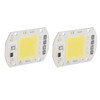 2 Pcs LED COB Chip High Power Driverless Integrated SMD