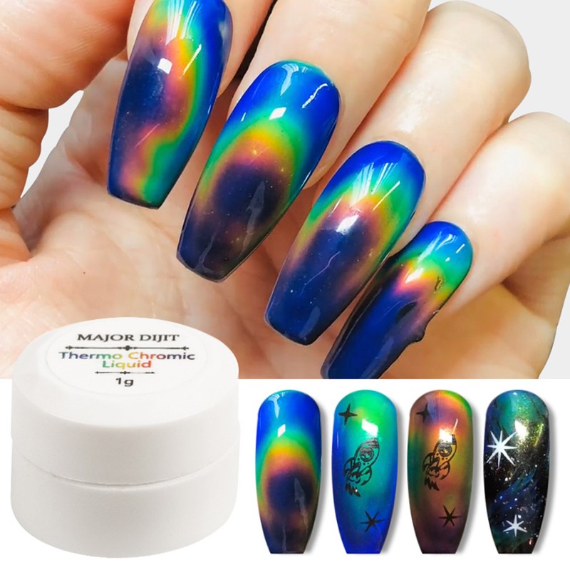 MAJOR DIJIT Color Changing Gel Nail Polish Thermochromic Liquid Gel
