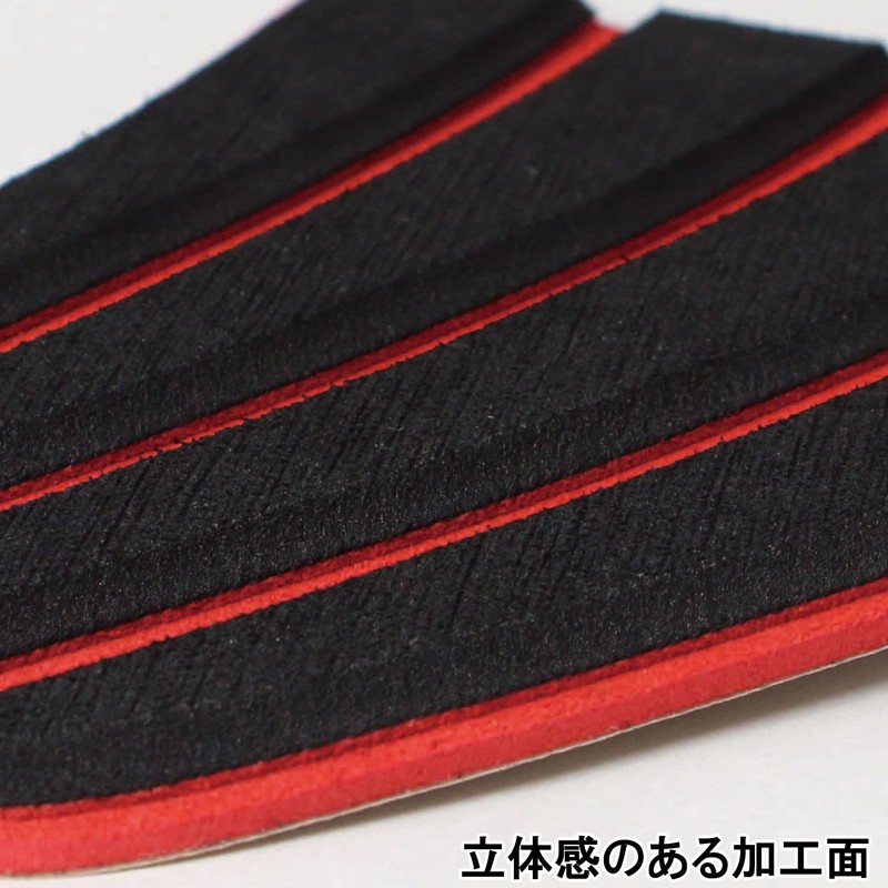 Special Parts Takekawa Tank Pad Set (Black/Red) for Monkey 125