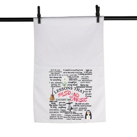 MNIGIU Musical Inspired Gift Musical Quote Gift Musicals Dish Kitchen Towel for Theatre Fan (Sound Towel)