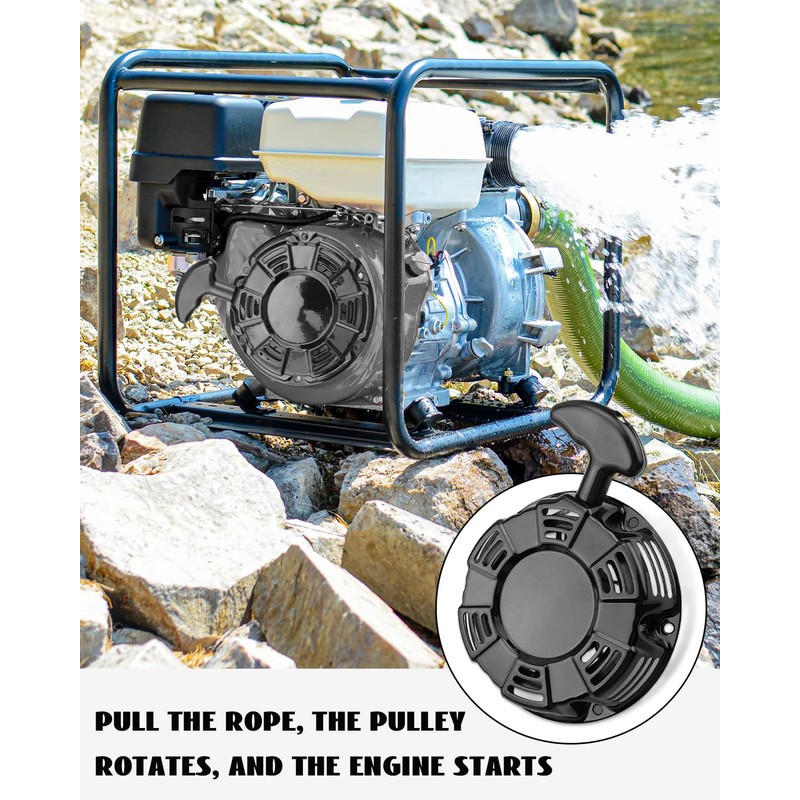 JUWEVAZU 18-165-05-S Recoil Starter Fit for Kohler 3000 Series Engine