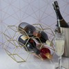 Viners Barware Gold Wine Rack, 29 x 20.3 x 20.3