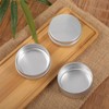 60 Pack 2 OZ Metal Round Tins, Aluminum Tin Cans