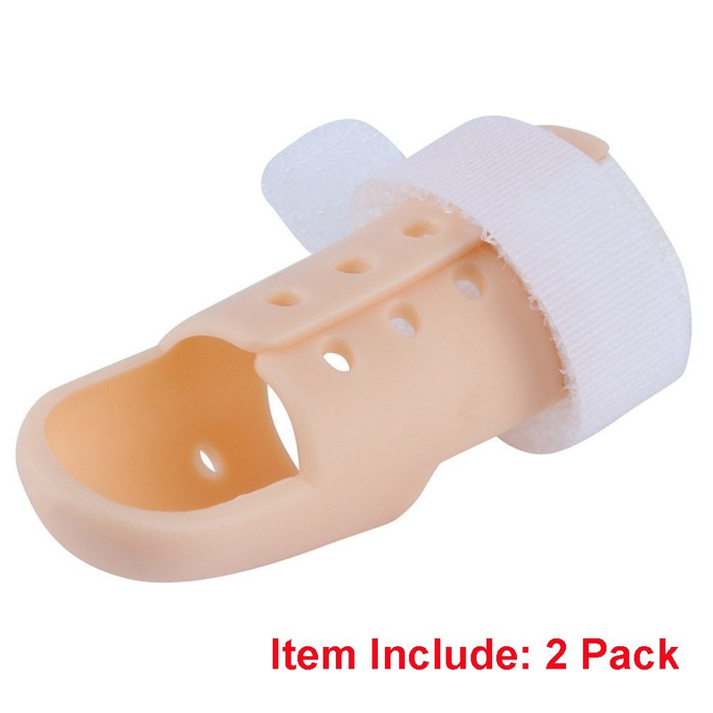 Thinvik 2x Plastic Mallet DIP Finger Support Brace Splint Joint