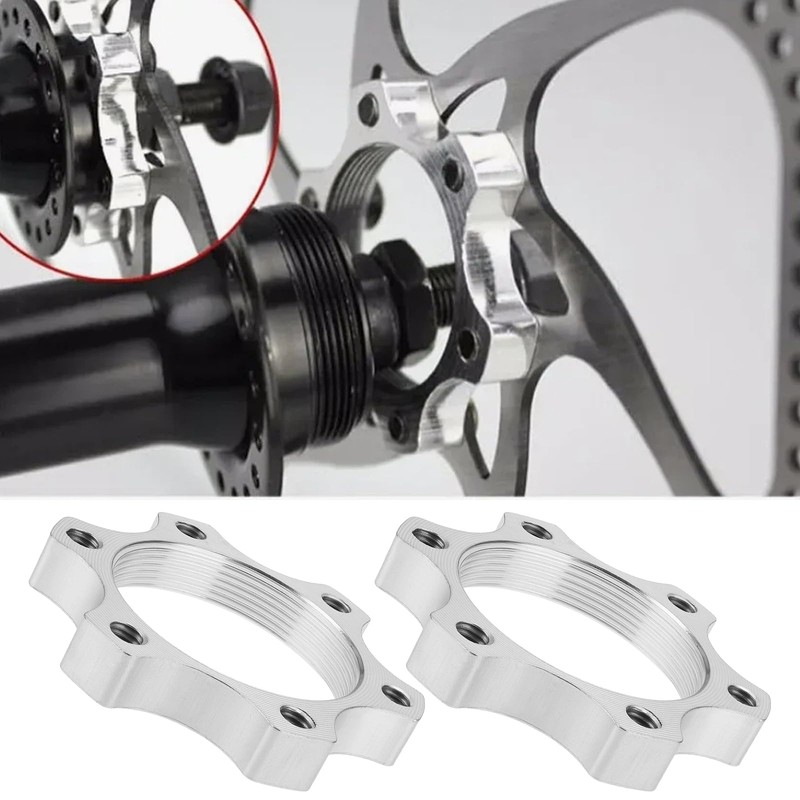 EMSea 8 Pieces 44 mm Bicycle Freewheel Thread Hubs Disc