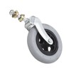 Wheelchair Replacement Wheel Grey 6 Inch PU Inflatable Universal Wheelchair