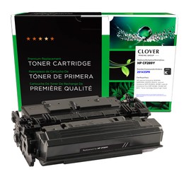 Clover Remanufactured Extra High Yield Toner Cartridge (Reused OEM Chip) Replacement for HP 89Y (CF289Y) | Black, 10.96 x 2.66 x 8.42