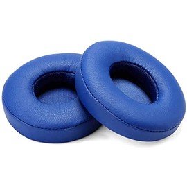 Anspik Replacement Headphone Pad Ear Pad Cushion Cover for Beats Solo 2 Solo2 Wired Headphones (Blue)