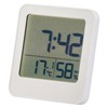 Ohm Electric HB-T20-W 08-1450 OHM Digital Thermometer, Hygrometer, For Bathrooms,
