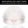 T4 160W 54pcs LED Nail Light Two Hands Nail Gel