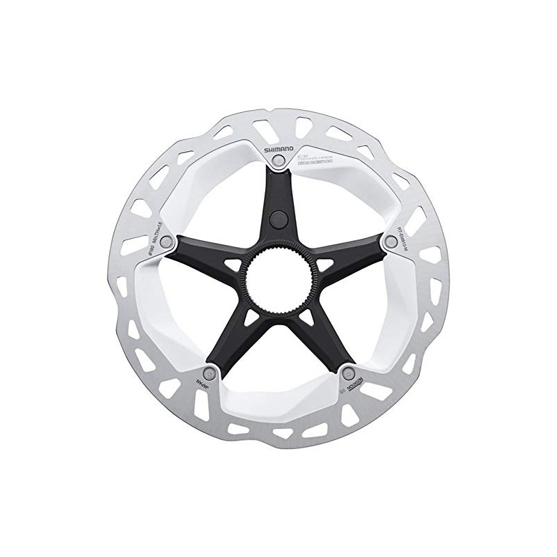Shimano STEPS RT-EM810 Steps rotor with inernal lockring, Ice Tech,