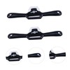 TEHAUX 2 Pieces Adjustable Spokeshave with Flat Base Metal Trimming
